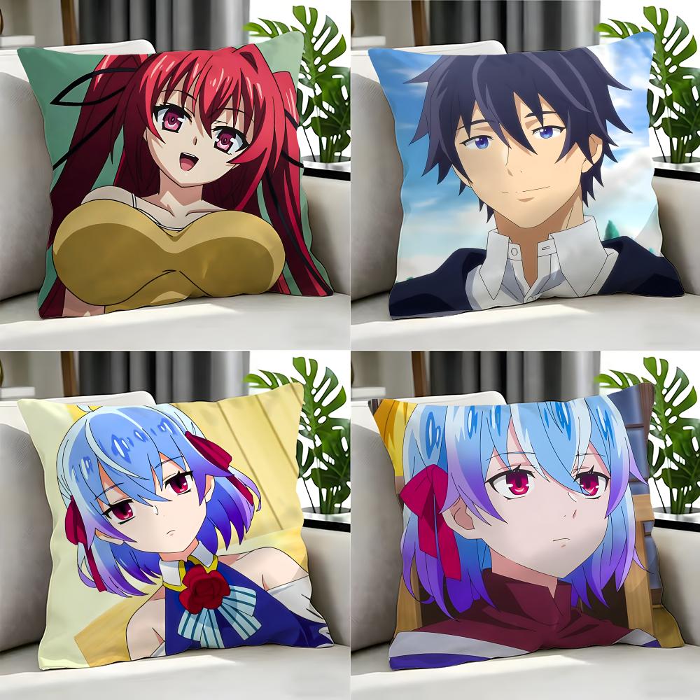 Anime Banished From The Hero'S Party Season 2 Cushion Cover Cushion Cover Set 4Pcs 50X50 45X45 40X40 Pillowcase Decorative Sofa