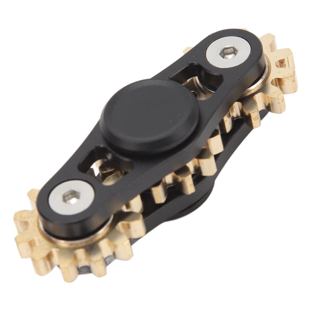 Gears Linkage Rotating Toy Kid Adult Metal ADHD Anxiety Stress Relief Bearing Finger Rotating Toy