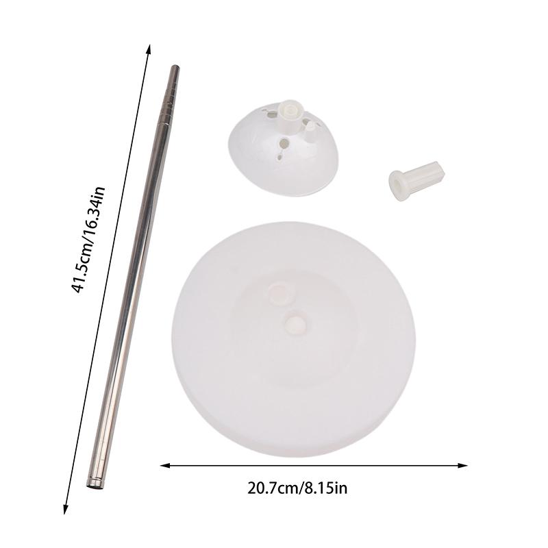 1Set Adjustable Balloon Column Stand Kit Metal Pole Plastic Base For Wedding Birthday Party Baby Shower Christmas Decoration