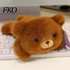 Fuzzy Animal Magnet Plush Refrigerator Magnet, Magnetic Decoration for Metal Stuffed Surface, Fridge Lover Gift Surface