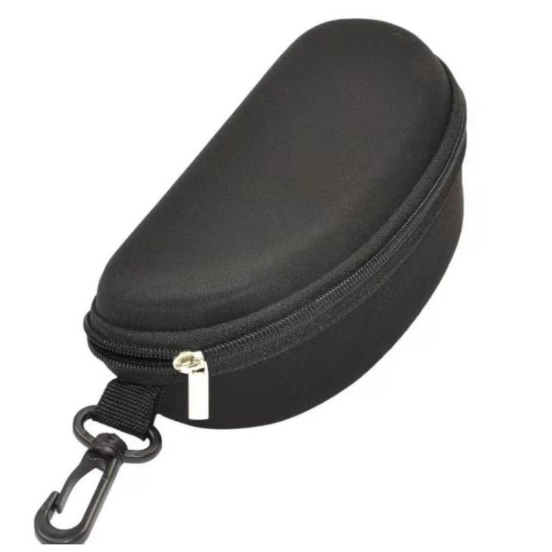Portable leather sunglasses case - minimalist & premium eyewear storage