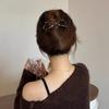 Leather Bow Hair Clip Women High-end Sense Versatile Twisted Hair Sweet Cool Simple Hair Accessories