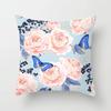 Flower Butterfly Print Pillowcase Car Ornaments Office Living Room Home Pillowcase