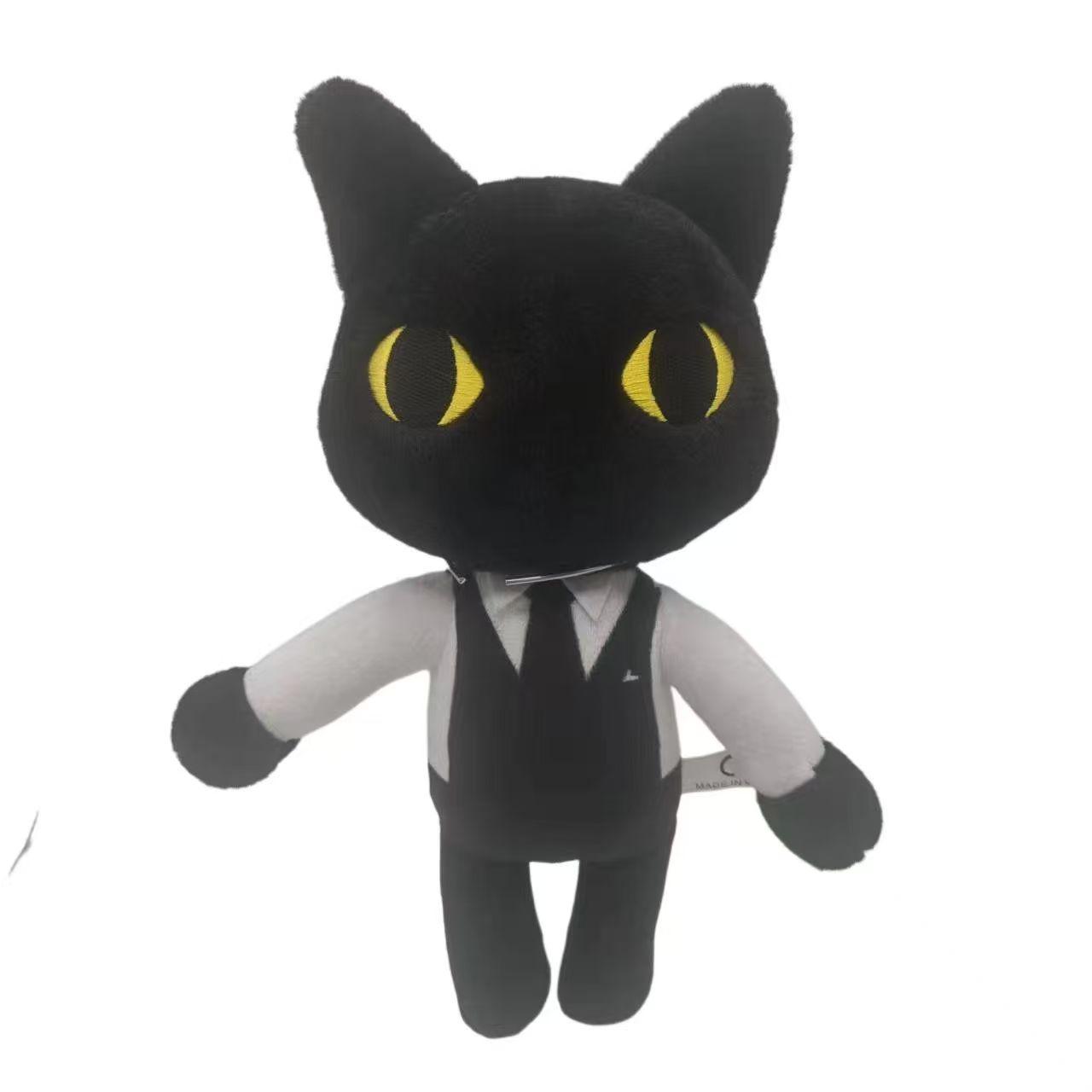 Peluche Hôpital Animalier 25-32Cm Jeu d'Horreur Anomalie Chat Chien Pingouin Lapin Accessoires Hôpital Animalier Cadeaux d'Anniversaire...... black