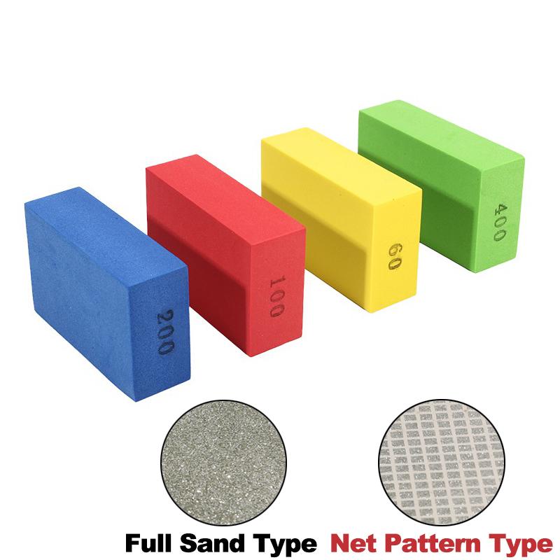 1/4Pcs Diamond Hand Polishing Pads Abrasive Block For Stone Marble Ceramic Tile Glass Grinding Sanding Disc