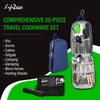 Adventure Ready Complete Outdoor Kitchen Set Ultimate Portable Camping Cooking Kit with Compact Carry Case for Hikers Travelers