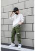 Boys' 2024 Spring/Autumn Military-Style Cotton Pants for Medium & Large Children