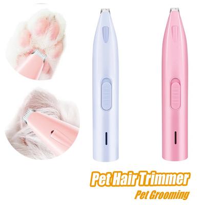 Electric Pet Claw Hair Trimmer with LED Light Support for Part Trimming Small Blade Design Sharp Blade Silent Hair Clipper Razor
