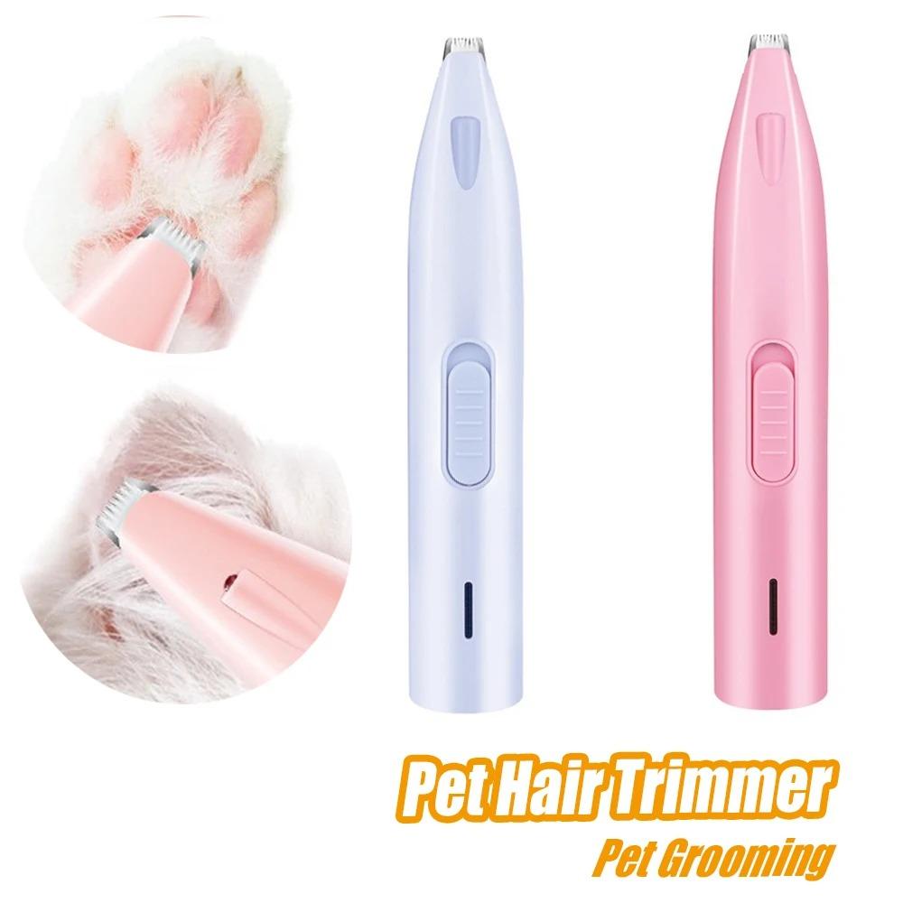 Electric Pet Claw Hair Trimmer with LED Light Support for part trimming Small blade design Sharp blade Silent Hair Clipper Razor
