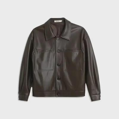 Men's Korean Style Retro Loose Leather Motorcycle Jacket