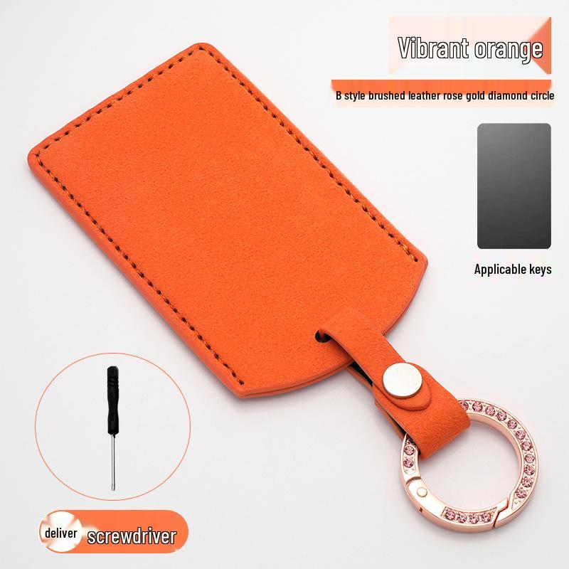 

ORA Key Case for Men - Black & White Cat Ballet Design with Ring, Chain, and Pendant