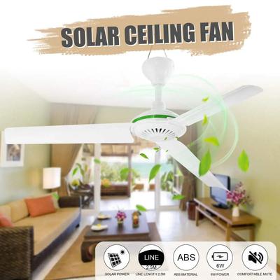 Ekologický 12V 6W solární stropní ventilátor Chladicí ventilátory napájené solární energií Malé klimatizační spotřebiče Přenosná klimatizace na krk