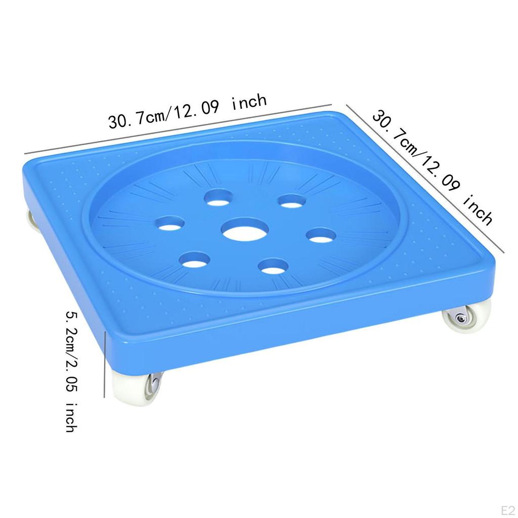 Gas Cylinder Base Movable Propane Base, Tanks Holder Tray with Wheel for