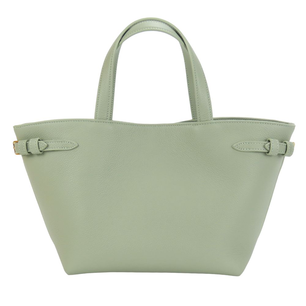 Used CELINE Handbag mini hippo Anais leather Light Clay Khaki Triomphe