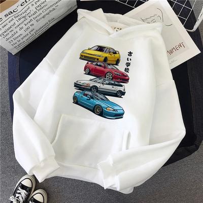 Jdm mikiny dámské zimní Kawaii 2023 mikiny tepláky dámské grafický svetr unisex