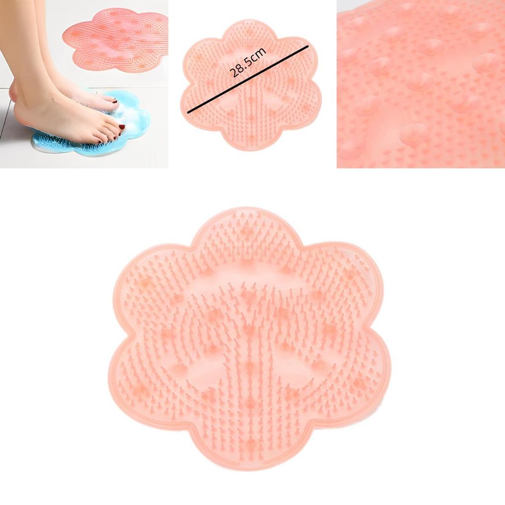 Oversized Shower Foot Scrubber For Effortless Foot Cleaning And Massage
