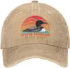 Stupid Canadian Wolf Bird Cap for Women Funny Loon Humor Mens Hats