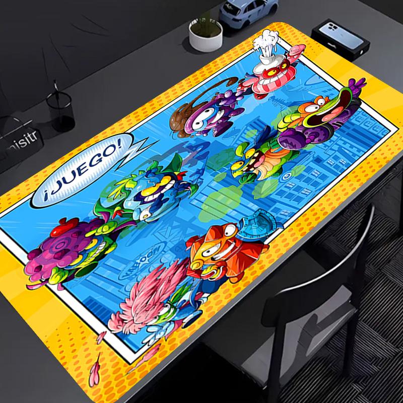 Superthings3 Mouse Pad - Non-Slip Rubber Base, Smooth Surface for Work,Gaming,Office,And Home Use, Desk Mouse Pad