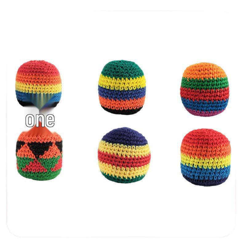 Hand-Woven Multi-Style Sandbag Ball Set with Random Fill 5cm