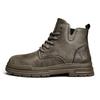 Men's Boots Spring and Autumn New British Retro Style Martin Boots Men's Dirt-resistant Men's Shoes Leather Lace-up Casual Tooling Boots