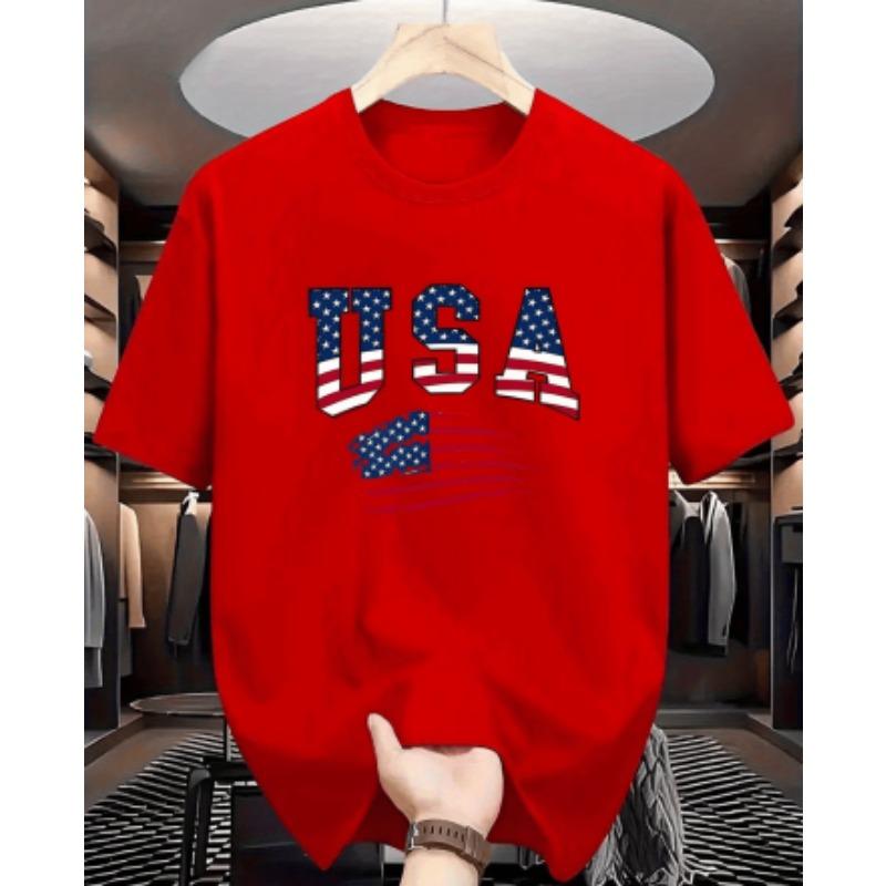 Men's 3D pattern T-shirt short-sleeved T-shirt 3D printed round neck shirt retro retro casual street