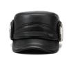 Middle-Aged and Elderly Hat Men's Winter Warm Father Grandfather Leather Hat Velvet Cold-Proof Old Man Ear Protection Flat Cap