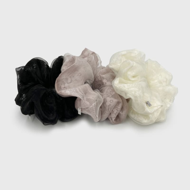Jean Paul Clarisse Lace Veil Scrunchie JP-22-047S