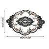 European Style Lace Embroidered Coaster Oval Coffee Drink Pad Dining Table Cover  for Home Decor