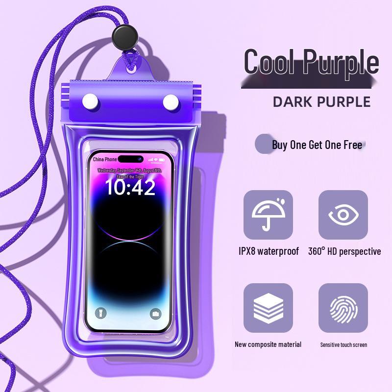 Waterproof Touchscreen Mobile Pouch: For Swimming, Rainproof, Neck Hanging, Underwater Photography, Rafting, and Travel.