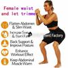 Women's High-Waist Buttoned Sauna Sweatpants for Fitness and Yoga