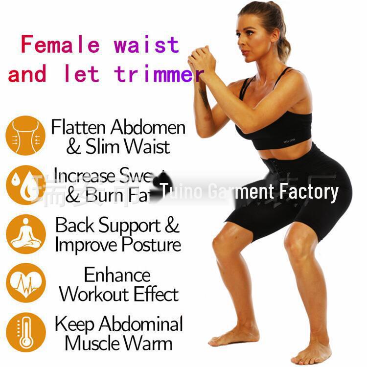 Women's High-Waist Buttoned Sauna Sweatpants for Fitness and Yoga