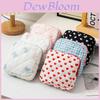 Classic Heart Makeup Bag With Cotton Material Portable Travel Organizer For Daily Use