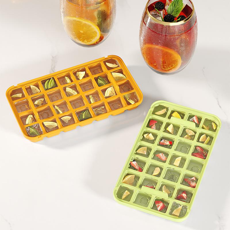 Press Ice Mold Ice Lattice Food Grade Ice Box Refrigerator Frozen Ice Block Magic Home Homemade Ice Storage Box