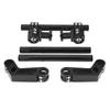 78" 22mm Adjustable CNC Motorcycle Steering Handlebar System for 125cc Dirt Bike Black