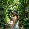 Heat Dissipation Hat Summer Foldable Sun Hat, Adjustable Elastic Buckle Braided Straw Open Top Portable Beach Travel for Women