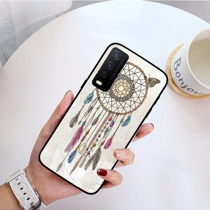 Blue Dreamcatcher Dream Catcher Phone Cover For Vivo Y31 Y30 Y33S Y11S Y12S Y17 Y20 Y21S Y1S Y53S Y15 Y19 Y91C V23 Cases Coque