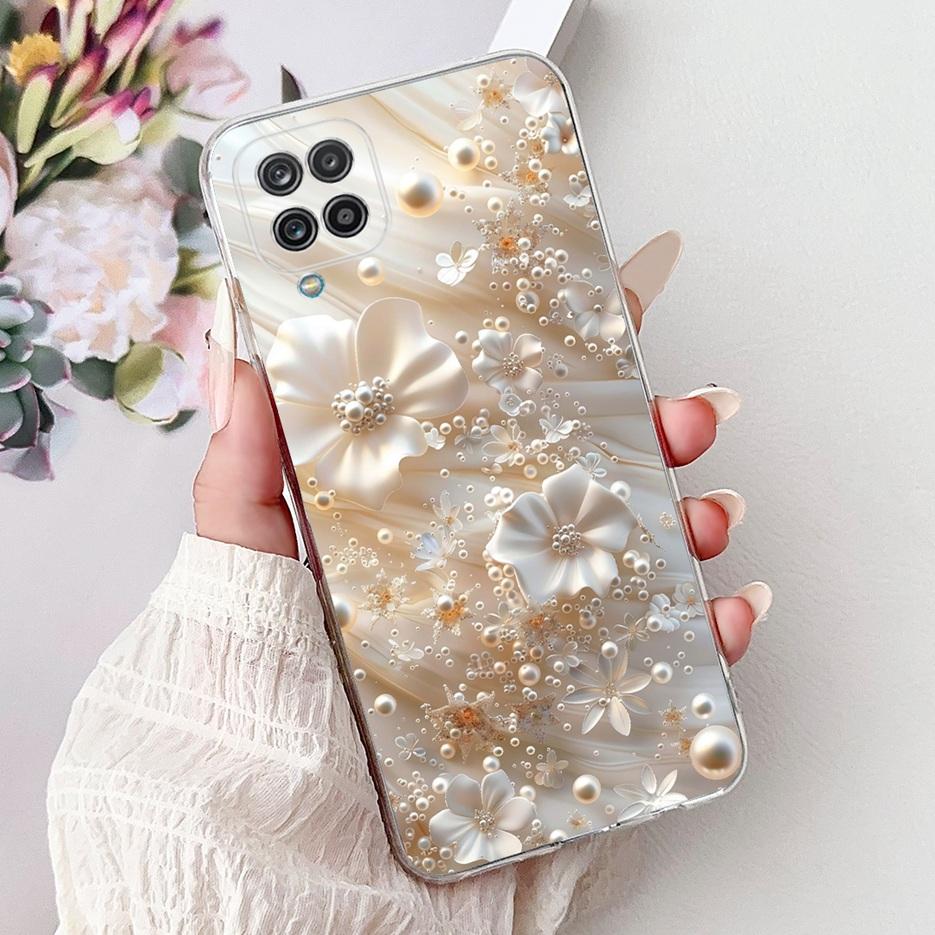For Samsung Galaxy A12 Case SM-A125F Popular Fashion Painted Cover Soft Slim Phone Case For Samsung A12 F12 M 12 Galaxy M12 Bags