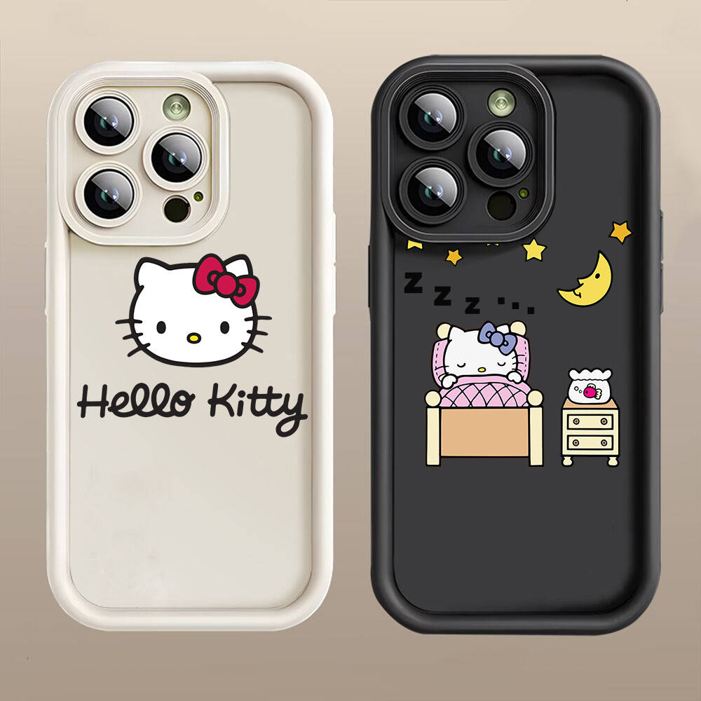Чехол D-9 Hello Kitty для iPhone 15 14 13 12 8 Plus Samsung S24 S23 Ultra A04S A05S Huawei P40 P50 P60 Nova 11 Pro Max OPPO A17K Reno 10