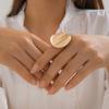 Geometric Band Ring Punk Style Alloy Texture Adjustable Rings Suitable for Fashion Enthusiasts Present Multiple Sizes