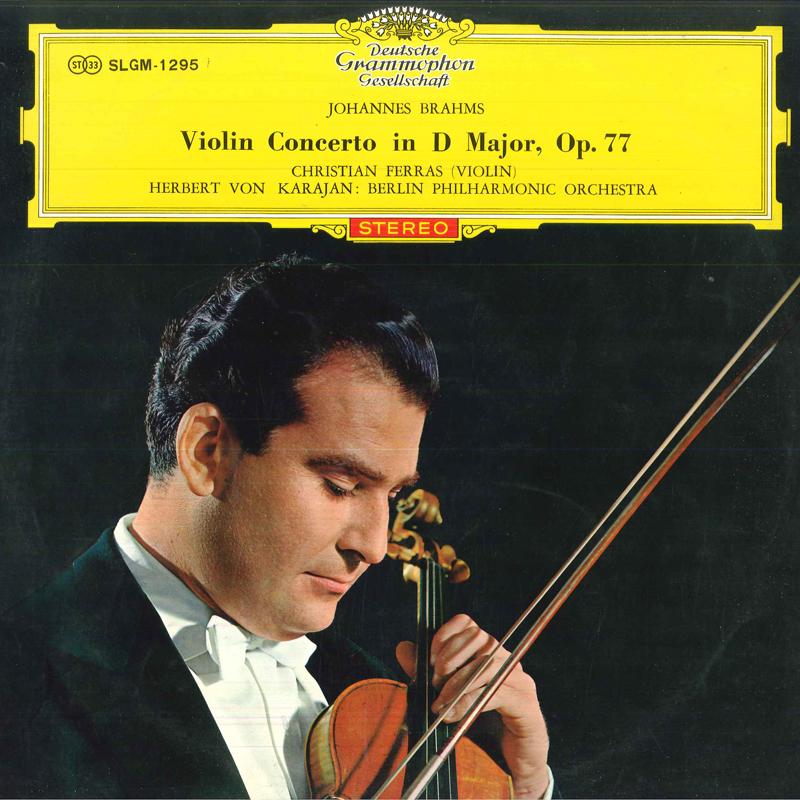 

LP Пластинка КРИСТИАН ФЕРРАС(СКРИПКА)/HERBERT VO - Брамс/Концерт для скрипки с оркестром ре мажор соч. SLGM1295 NIPPONGRAMMOPHO 1964 Япония Классика Б/у