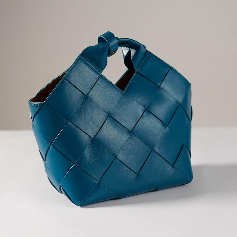 

Cross Border Temperament Handmade Woven Bag Большая вместительная сумка из натуральной кожи через плечо Женская сумка из овчины Женская сумка 25x16x18