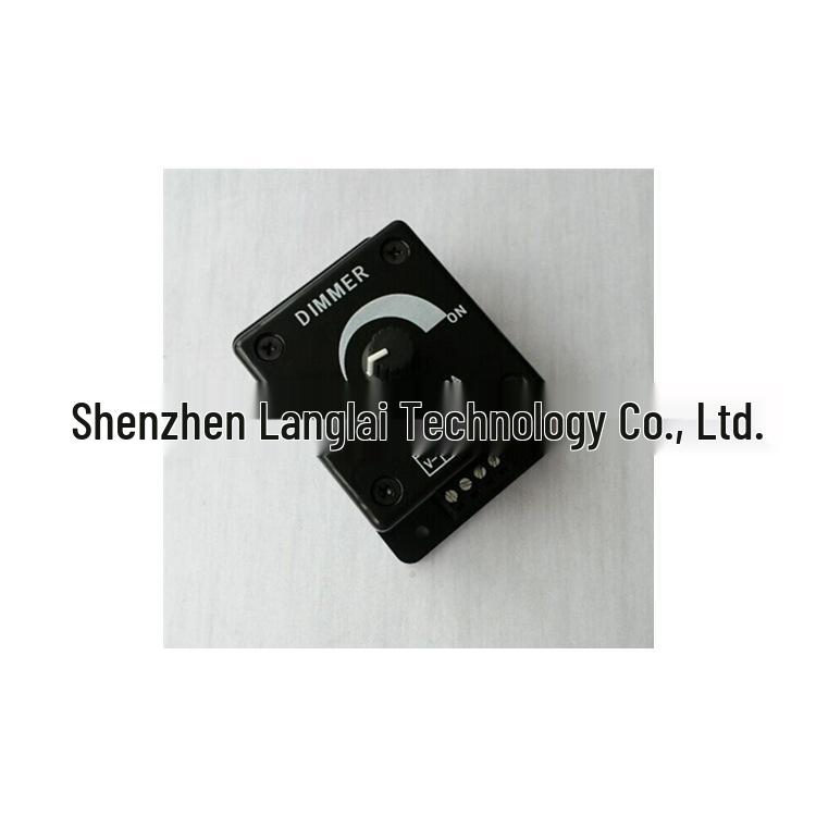 12V/24V LED Strip Light Dimmer Switch, 8A PWM Knob Controller
