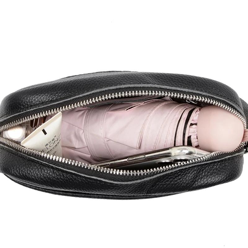 Geantă crossbody din piele naturală pentru femei, la modă, geantă de umăr simplă, de mare capacitate, înalt clasică, geantă pentru toate ocaziile