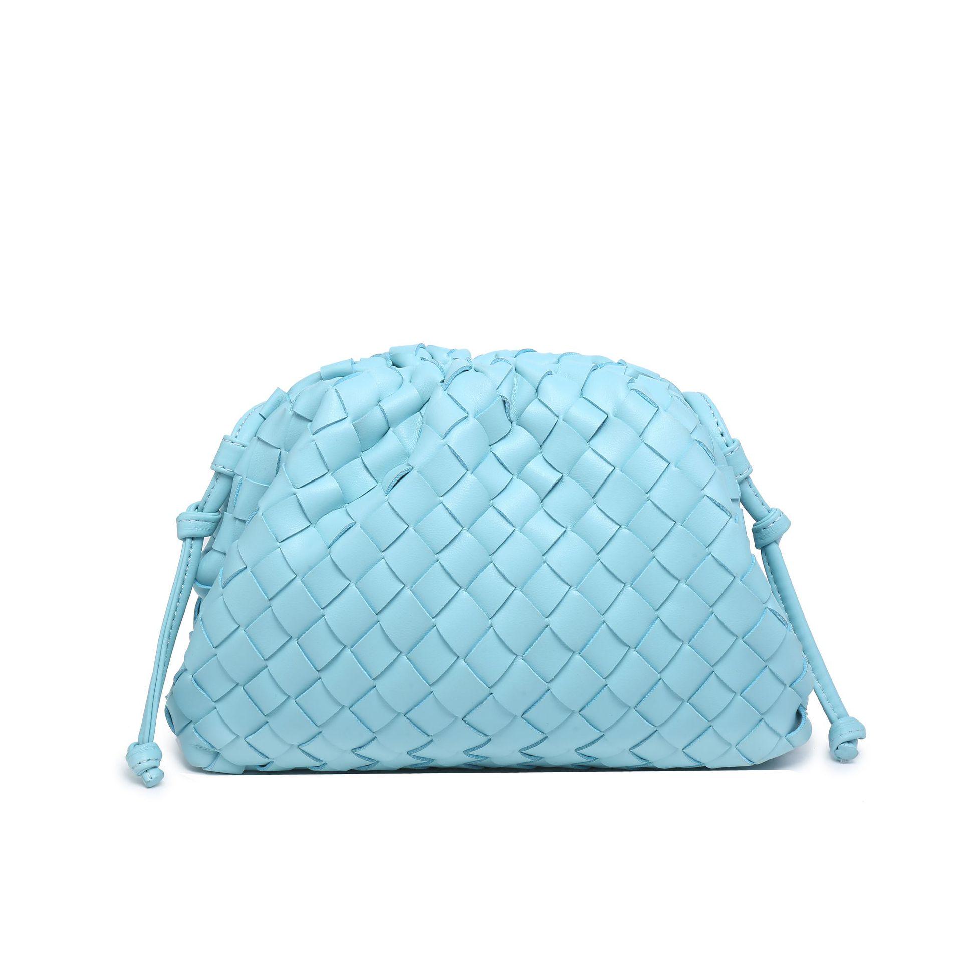 StrideBox 2024 Nieuwe Stijl Cloud Koeienhuid Dumpling Tas - Dames Handtas & Schoudertas 22*9*14cm white