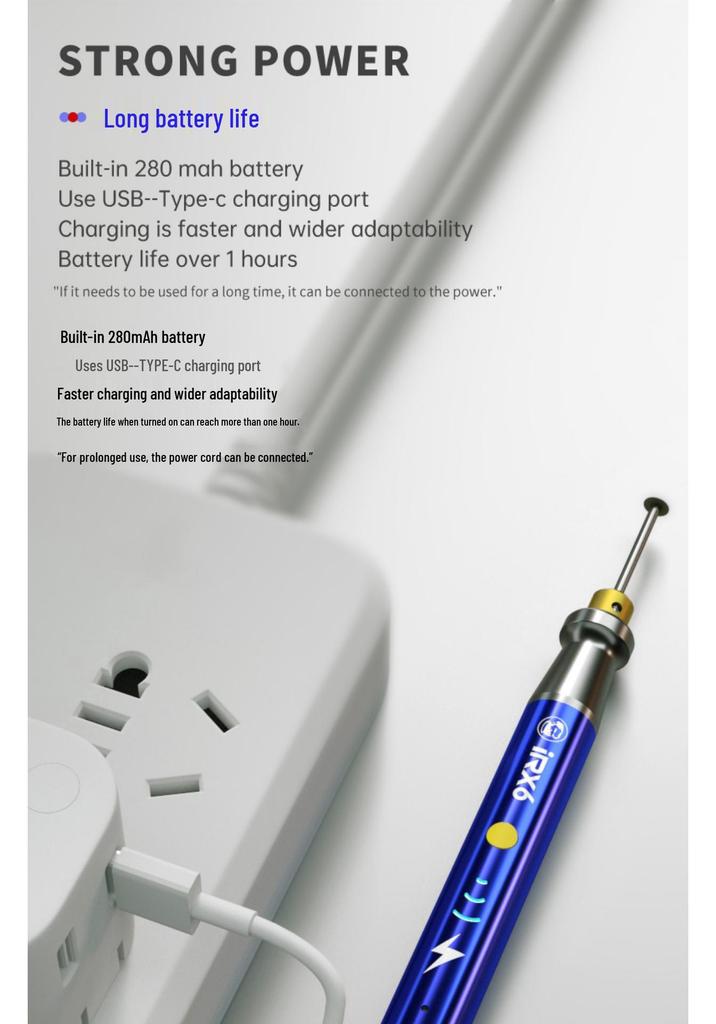 iRx6 Three-Speed Electric Mobile Phone Chip Repair Pen