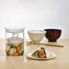 HARIO Pickle Glass Slim, 800ml Full Capacity, Clear, TGS-800-T