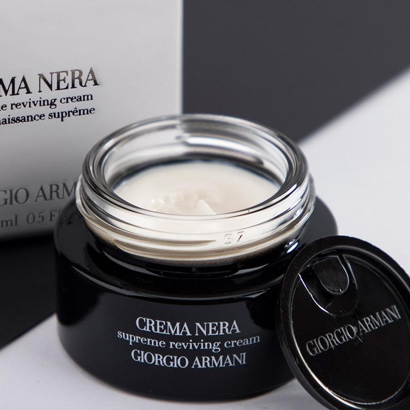 Armani Crema Nera Crema Rivitalizzante 15ml - Idratante Viso di Lusso per Regalo