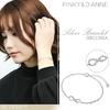 [Pinky & Dianne] Special Edition Infinity Zirconia Silver 950 Bracelet for Women - Simple Design