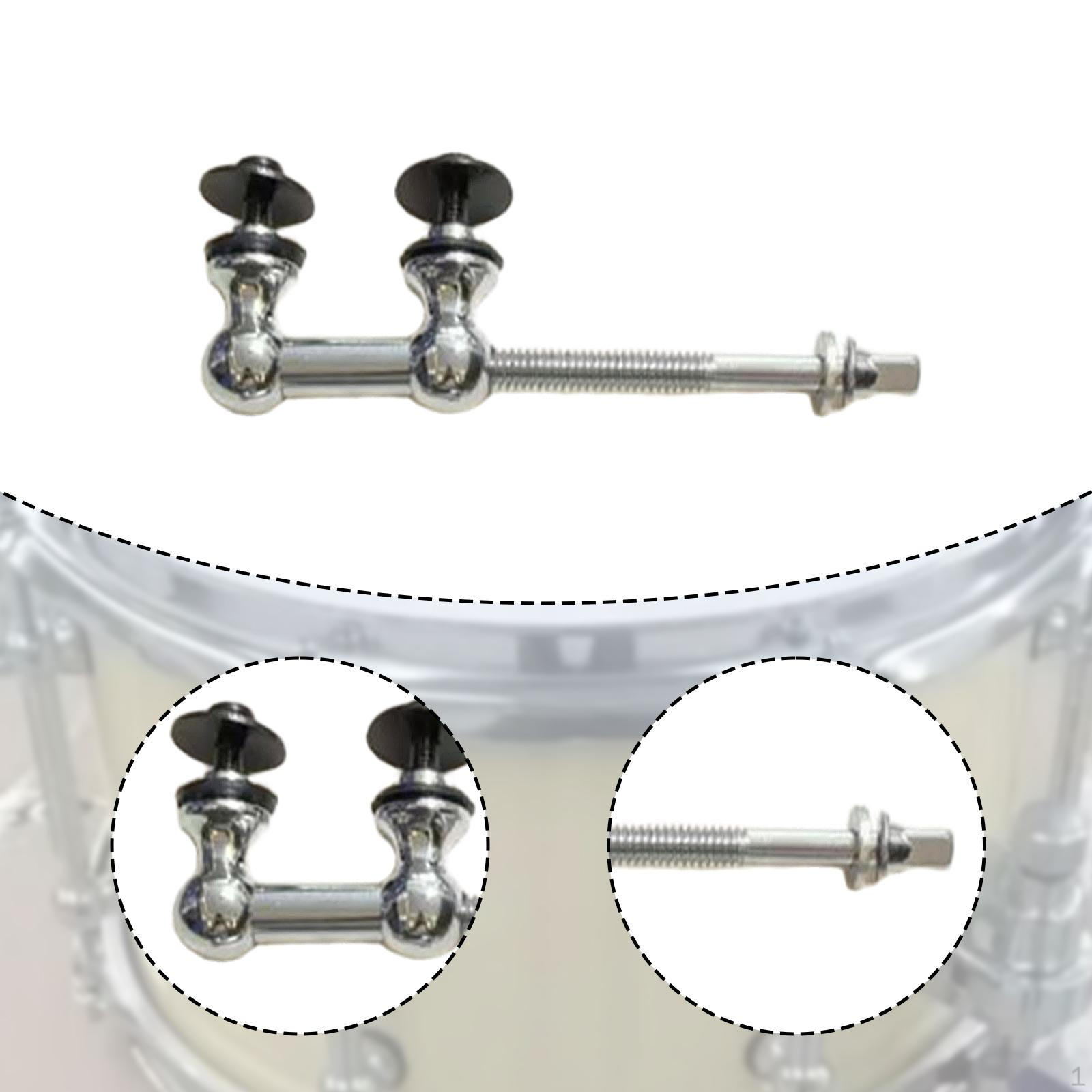 Комплект барабанных лагов Аксессуары Одинарный конец Замена Легкий Обслуживание музыкального инструмента Hole Spacing 2.5cm