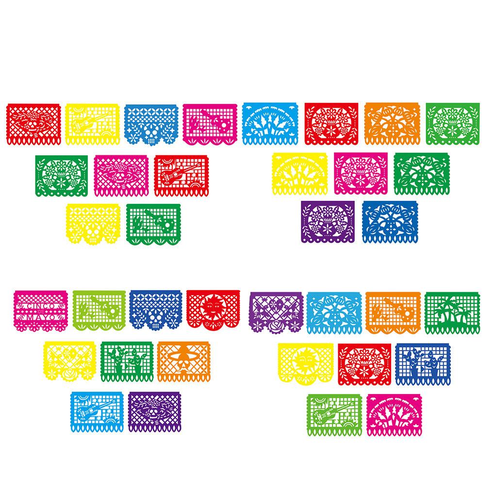 Party Banners Indoor Outdoor Party String Flags Home Plastic Streamers Hanging Ornament